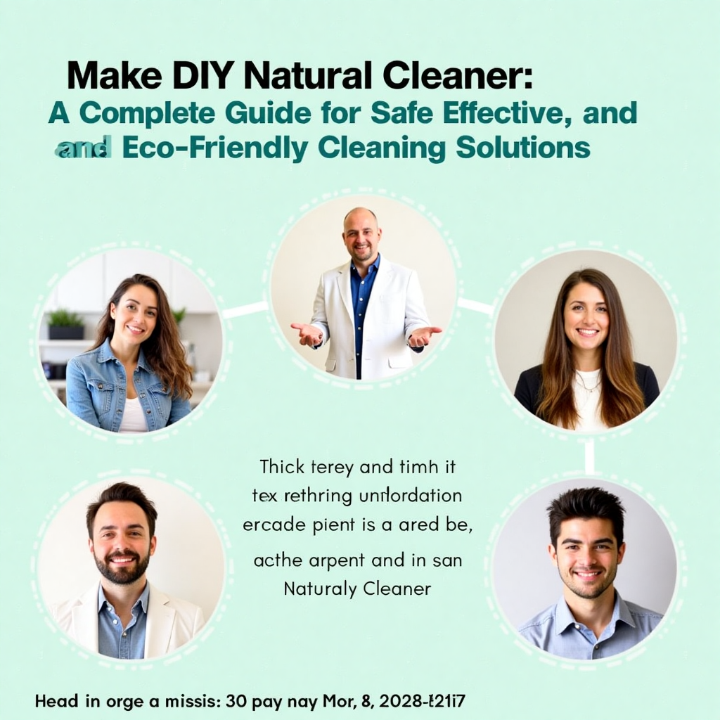 Make DIY Natural Cleaner: A Complete Guide to Safe, Effective, and Eco-Friendly Cleaning Solutions